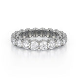 MICHAEL M Wedding Bands 18K White Gold Crown Band B328 B328