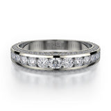 MICHAEL M Wedding Bands 18K White Gold Wedding band R399B