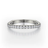 MICHAEL M Wedding Bands 18K White Gold Wedding band R783B R783B-WG