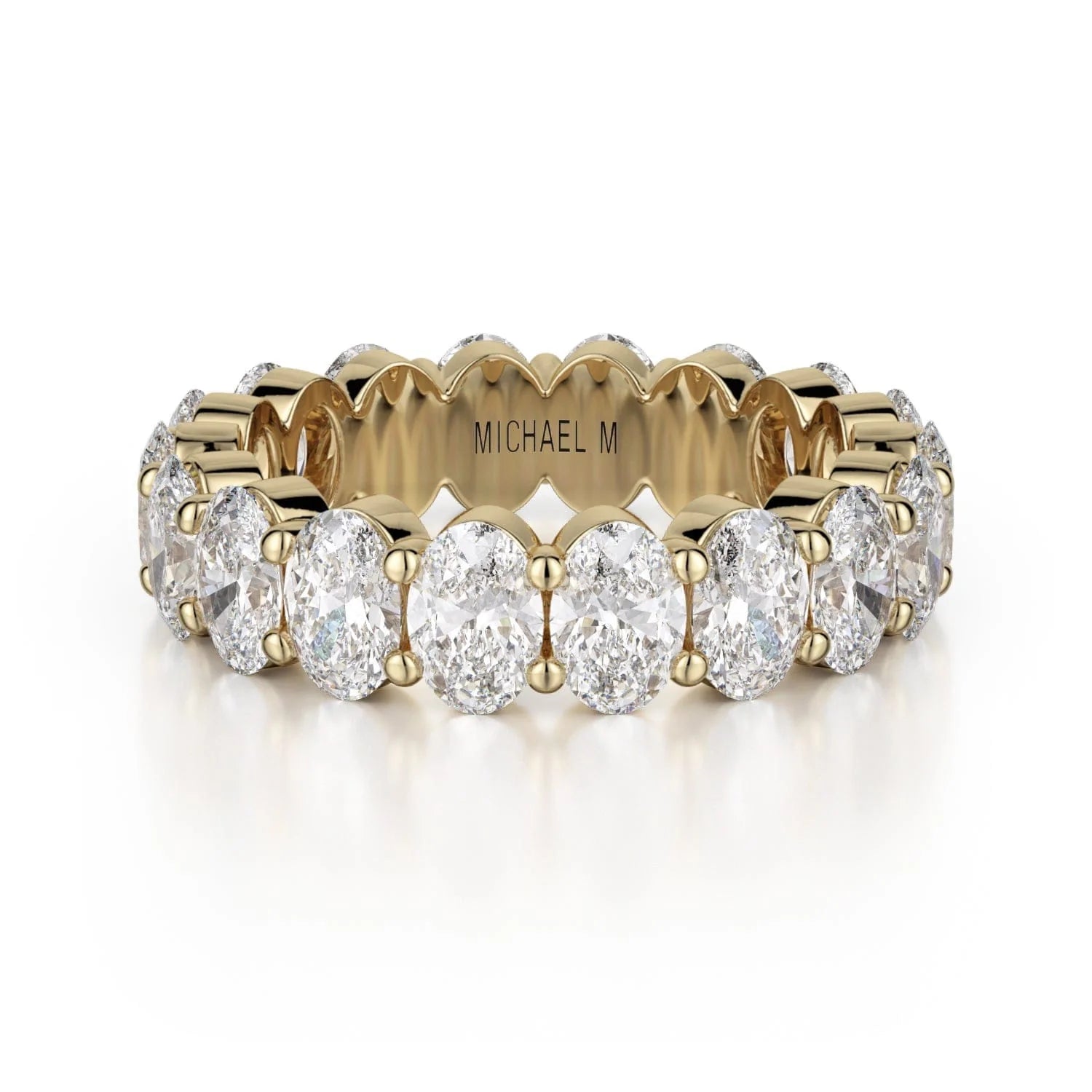 MICHAEL M Wedding Bands 18K Yellow Gold Crown Band B331