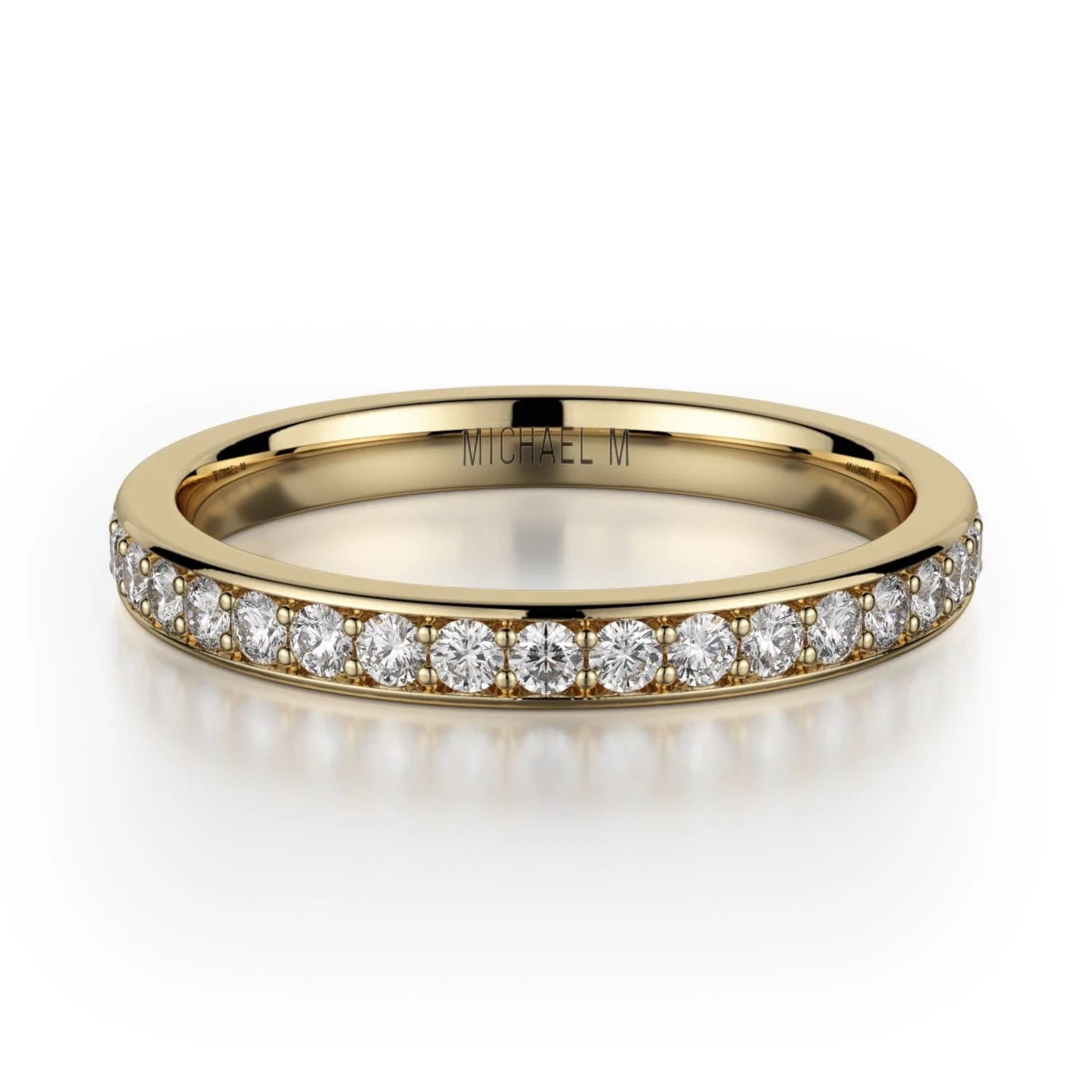 MICHAEL M Wedding Bands 18K Yellow Gold Wedding band R324B