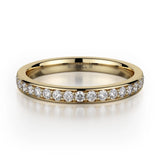 MICHAEL M Wedding Bands 18K Yellow Gold Wedding band R324B