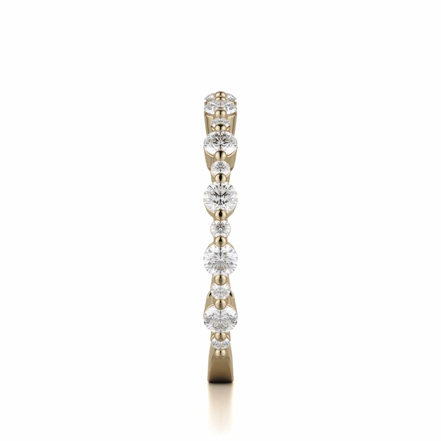 MICHAEL M Wedding Bands Classic Diamond Cluster Band