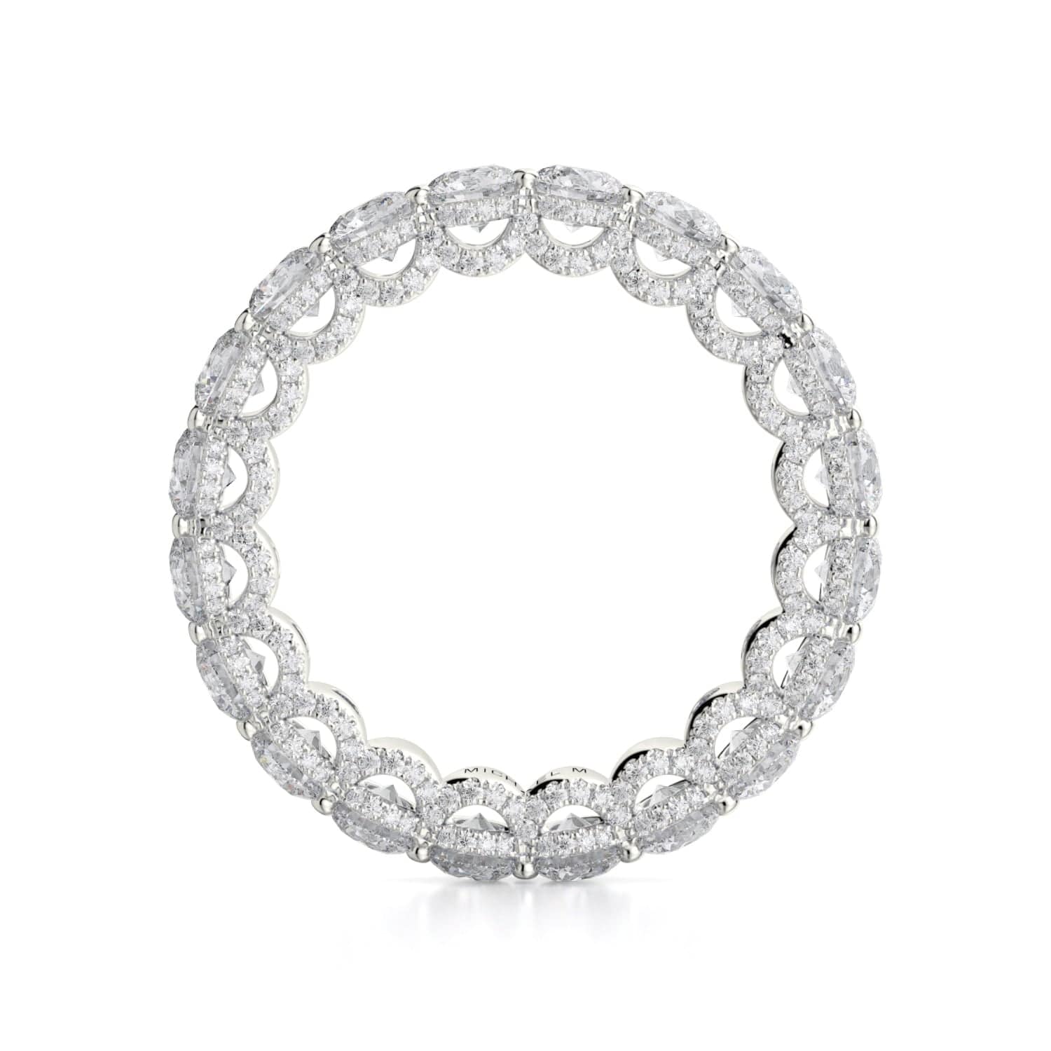 MICHAEL M Wedding Bands Crown Band B328