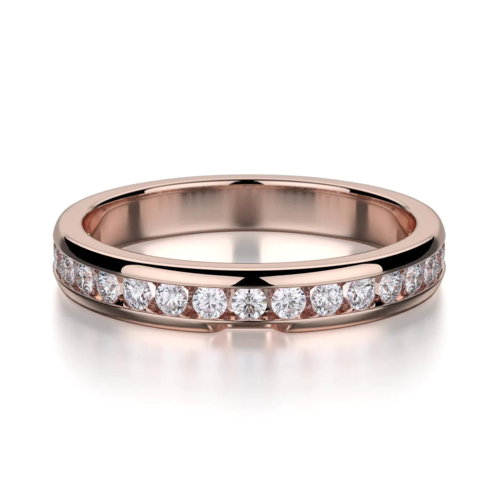 MICHAEL M Wedding Bands Rose Gold Wedding band R461B1 R461-B1RG