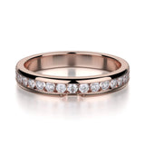 MICHAEL M Wedding Bands Rose Gold Wedding band R461B1 R461-B1RG