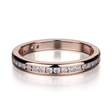 MICHAEL M Wedding Bands Rose Gold Wedding band R461SB R461SBRG