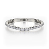 MICHAEL M Wedding Bands White Gold Wedding band R440SB R440SBWG