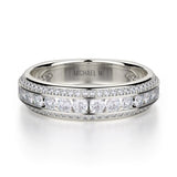 MICHAEL M Wedding Bands White Gold Wedding band R656B R656BWG