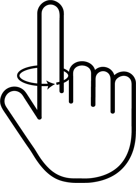 Finger Size Icon